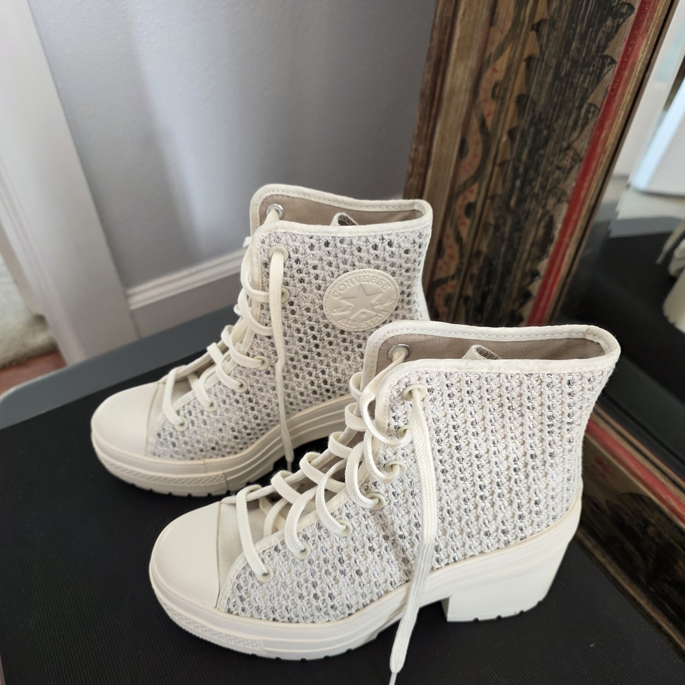 Women's Converse High-Top Knit Sneakers